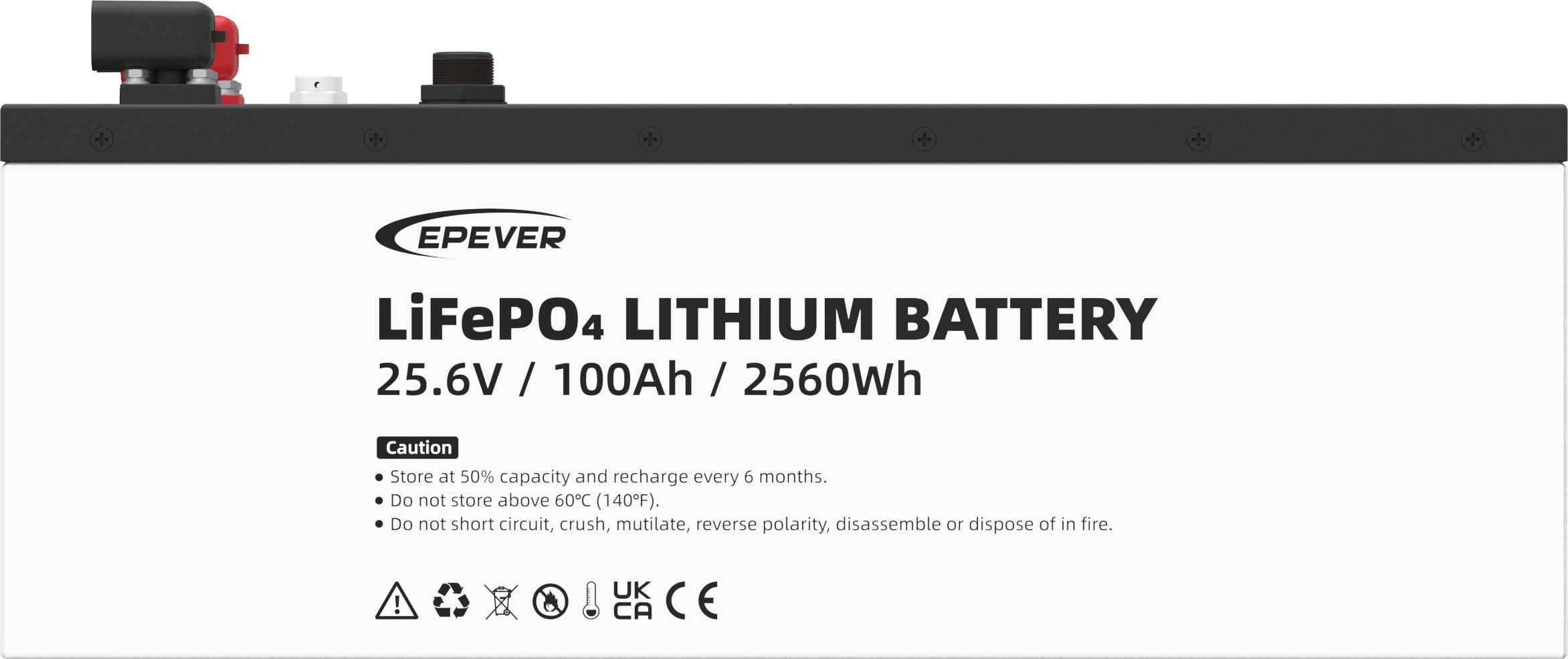 EPEVER EP-LFP24100 ΜΠΑΤΑΡΙΑ ΛΙΘΙΟΥ 2,56KWH 24V