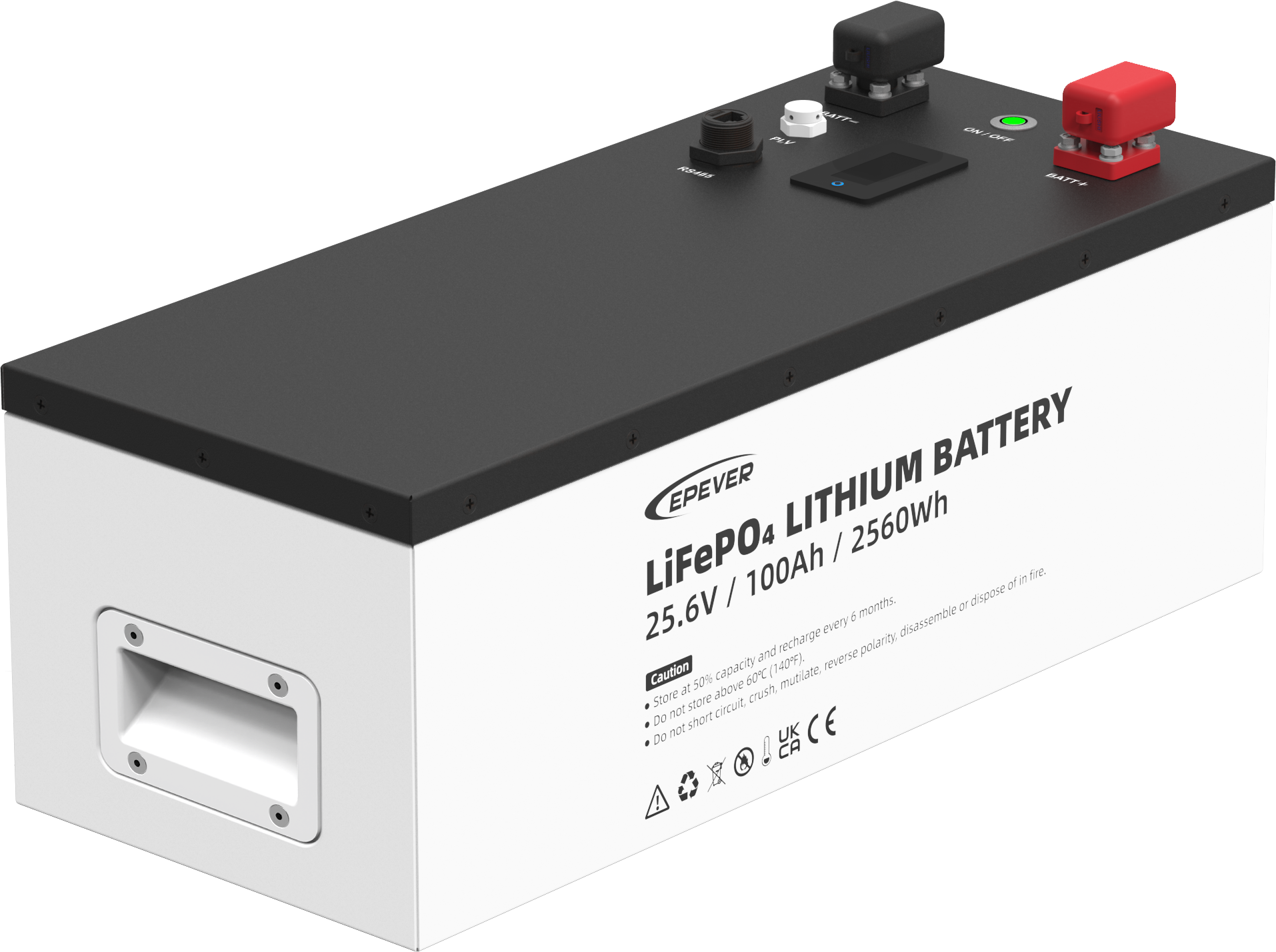 EPEVER EP-LFP24100 ΜΠΑΤΑΡΙΑ ΛΙΘΙΟΥ 2,56KWH 24V