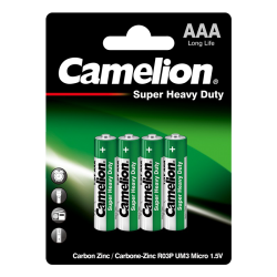 R03P-BP4G ΜΠΑΤΑΡΙΑ CAMELION SUPER HEAVY DUTY AAA