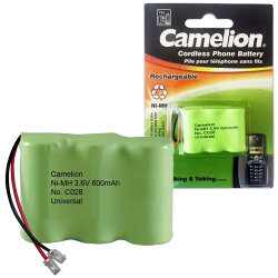 C028 ΜΠΑΤΑΡΙΑ CAMELION NI-MH 3NH-2/3AA 600mA